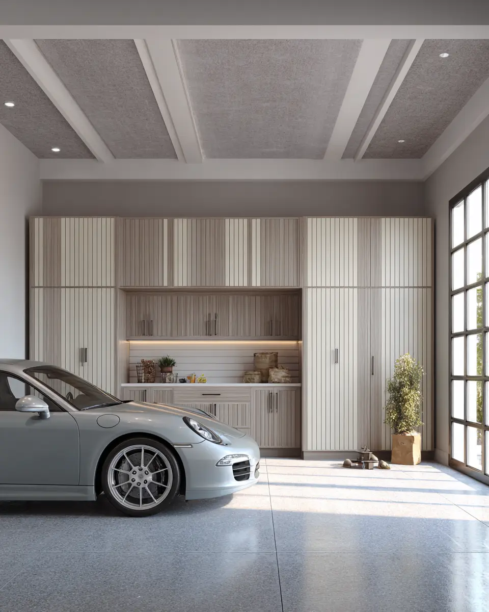 Neutral Palette Garage Decor Ideas