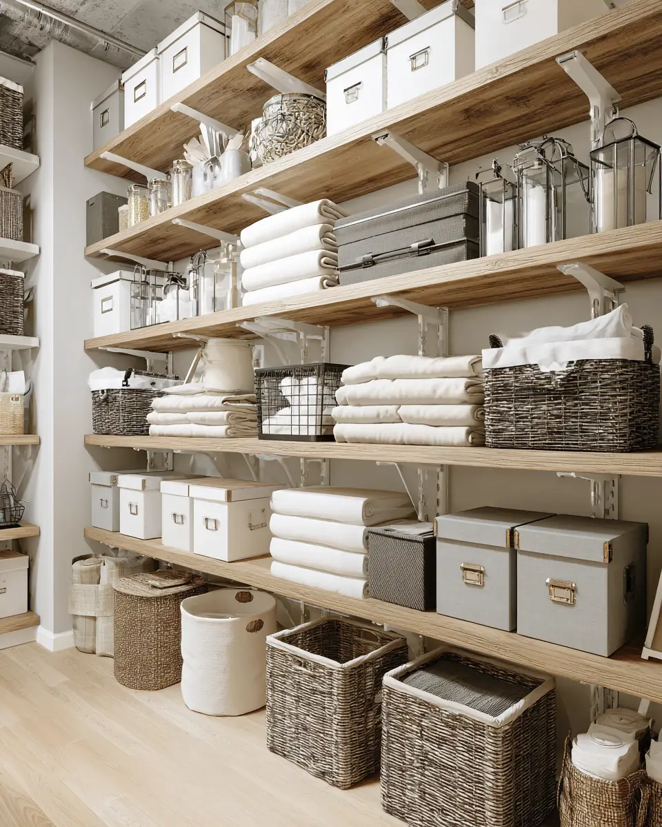 Neutral Palette Garage Decor Ideas