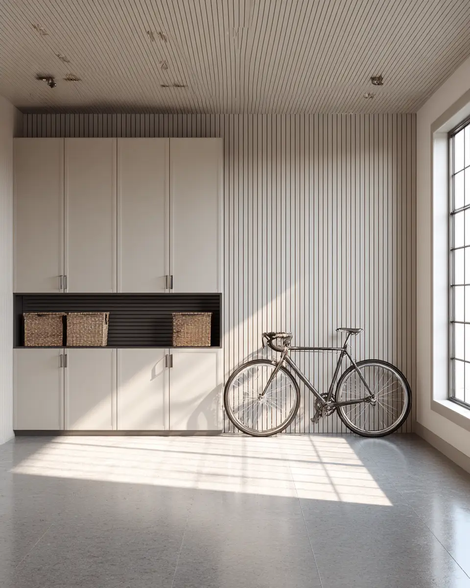 Neutral Palette Garage Decor Ideas