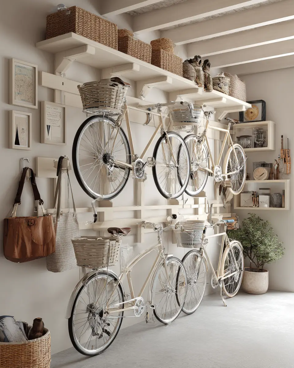 Neutral Palette Garage Decor Ideas