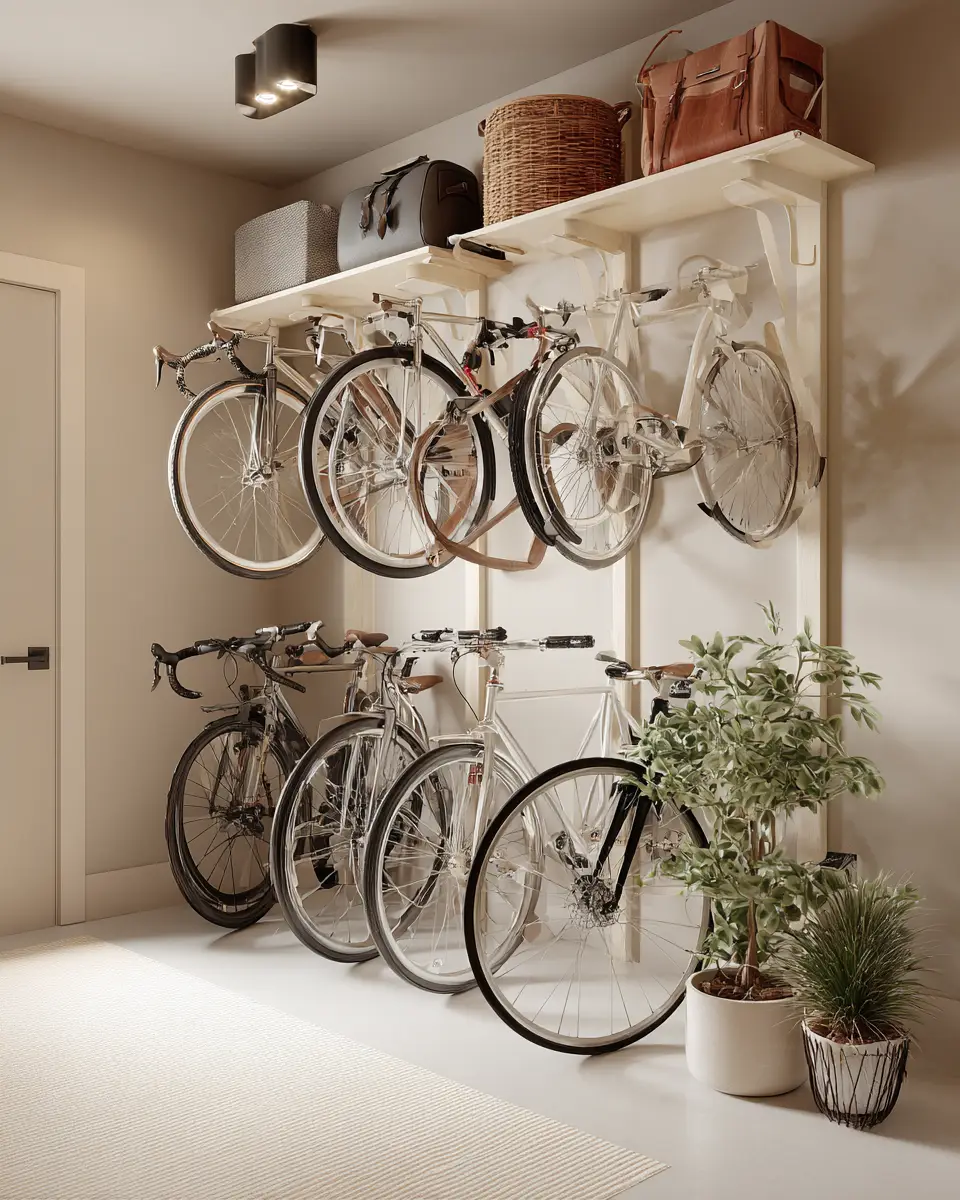Neutral Palette Garage Decor Ideas