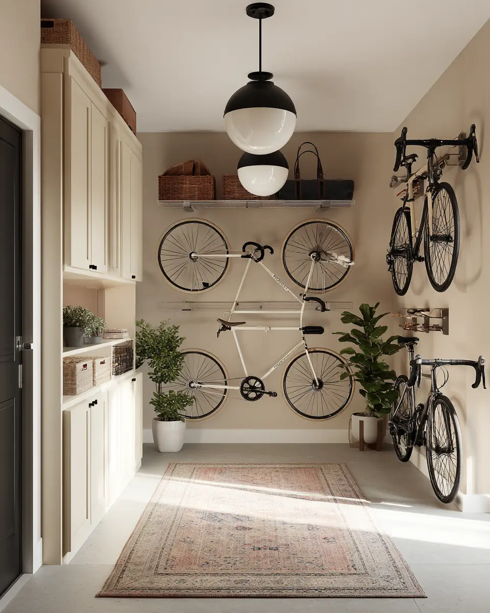 Neutral Palette Garage Decor Ideas