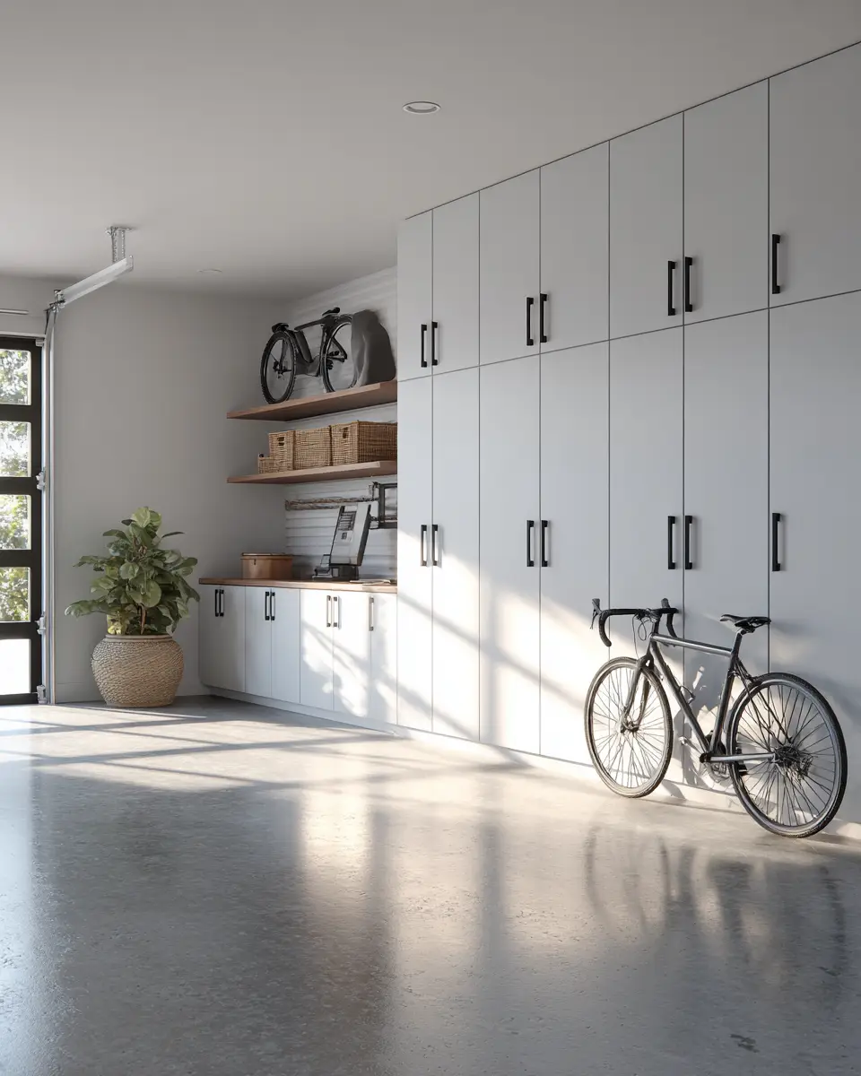 Neutral Palette Garage Decor Ideas