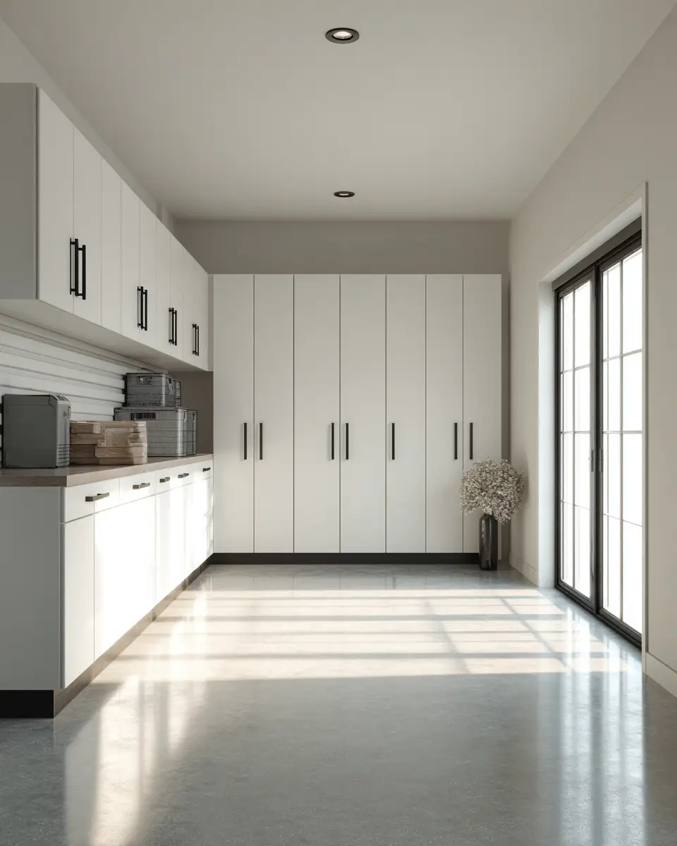 Neutral Palette Garage Decor Ideas