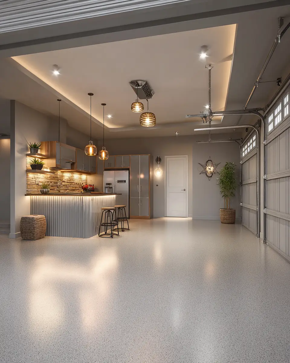 Neutral Palette Garage Decor Ideas