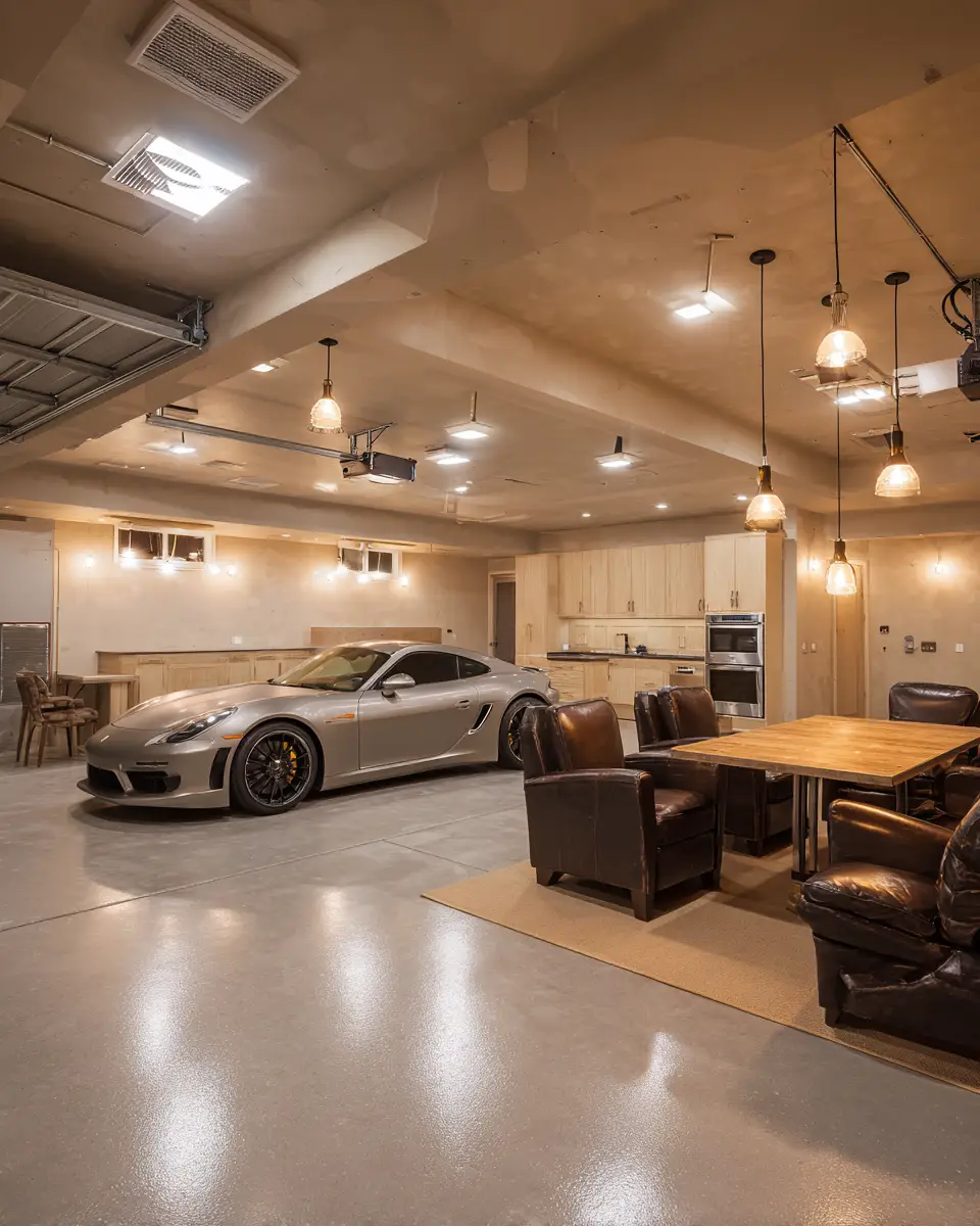 Neutral Palette Garage Decor Ideas