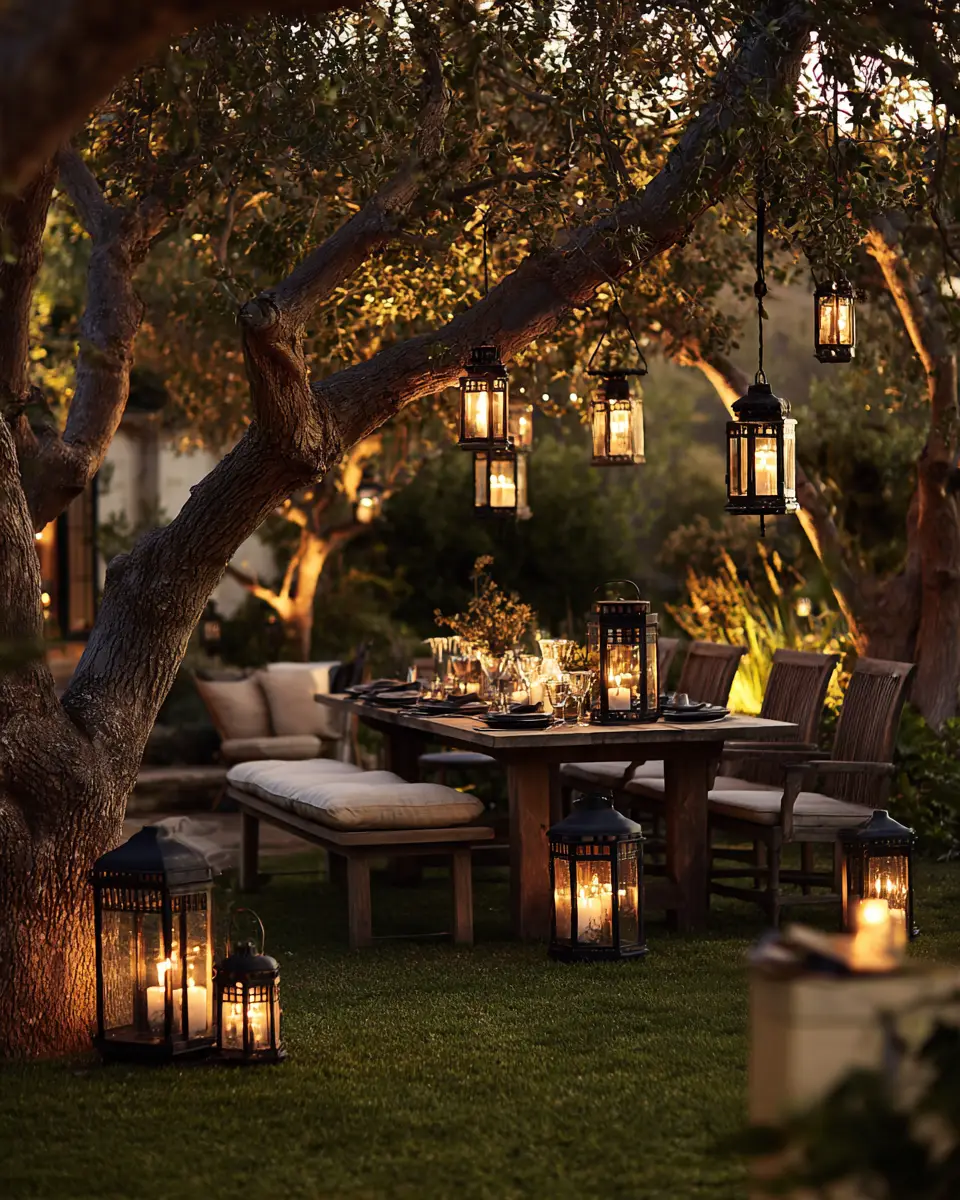 Neutral Retro Garden Decor Ideas