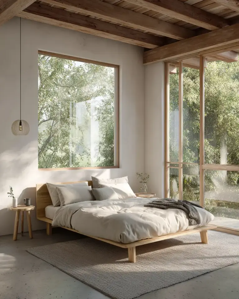 Neutral Scandinavian Bedroom Decor Ideas - Featured