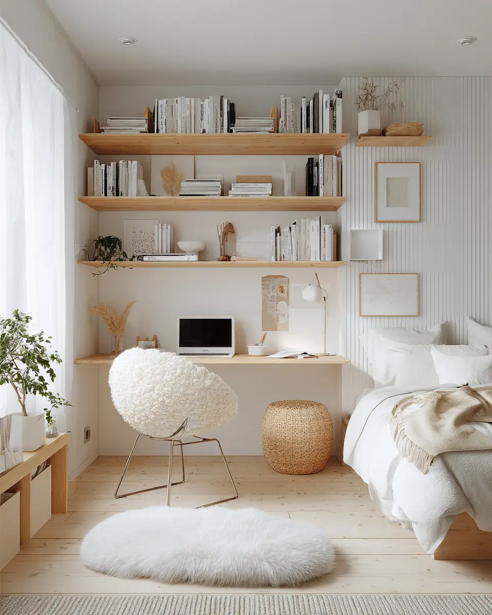 Neutral Scandinavian Bedroom Decor Ideas