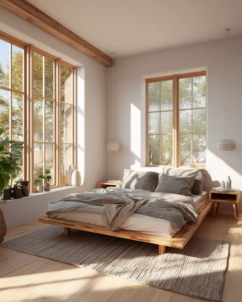Neutral Scandinavian Bedroom Decor Ideas
