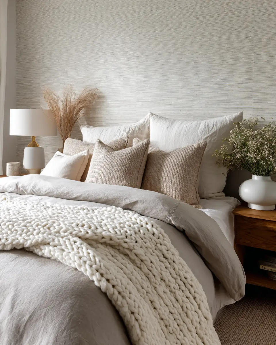 Neutral Scandinavian Bedroom Decor Ideas