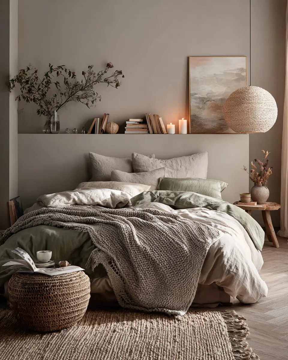 Neutral Scandinavian Bedroom Decor Ideas