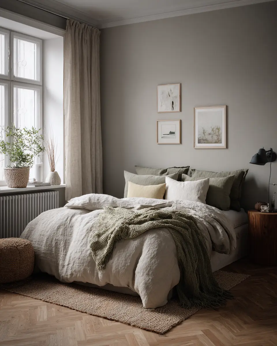 Neutral Scandinavian Bedroom Decor Ideas
