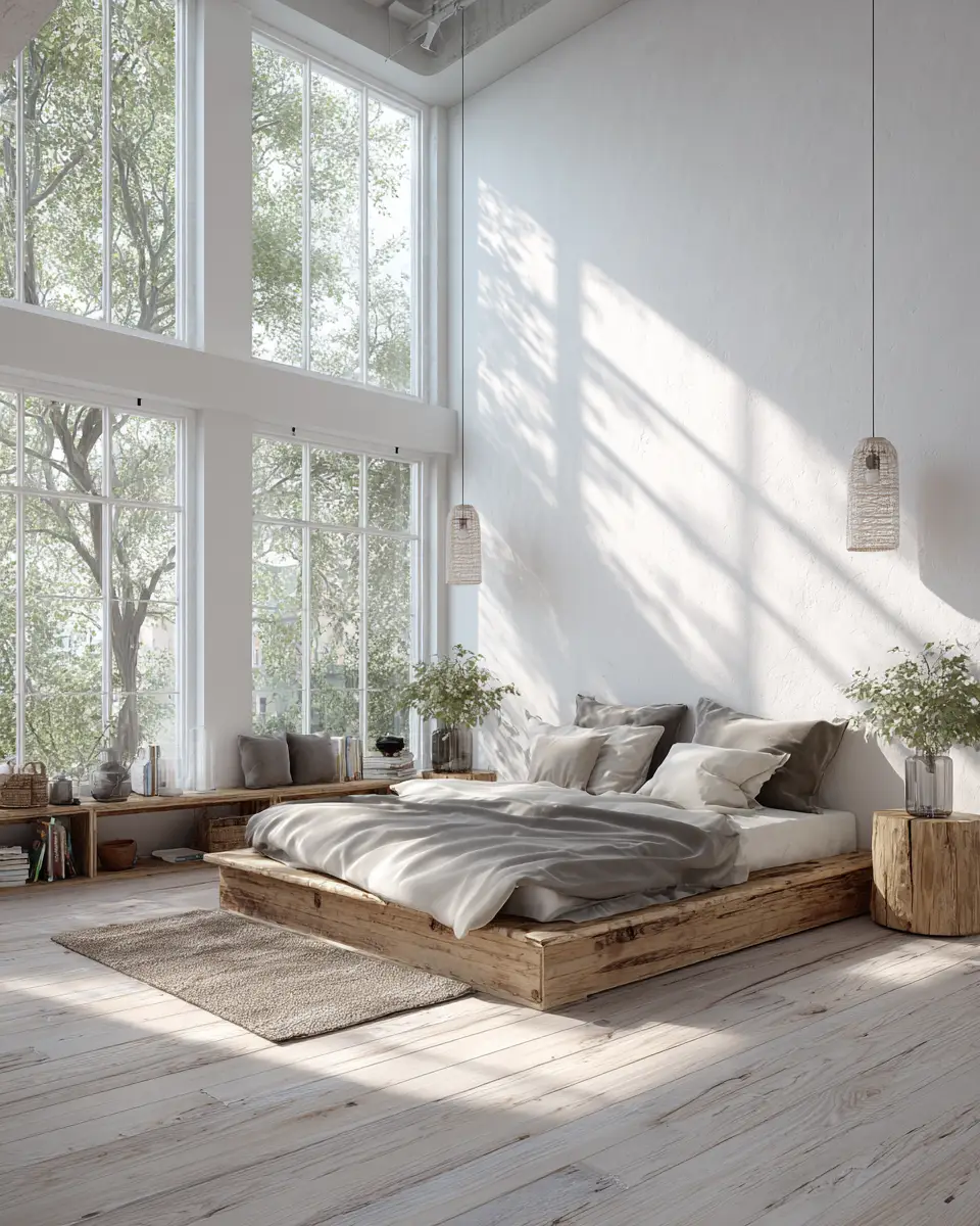 Neutral Scandinavian Bedroom Decor Ideas