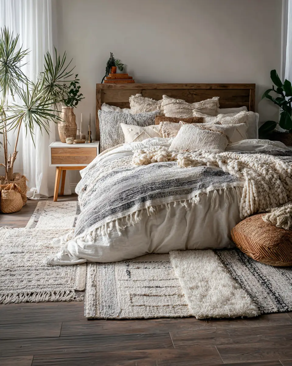 Neutral Scandinavian Bedroom Decor Ideas