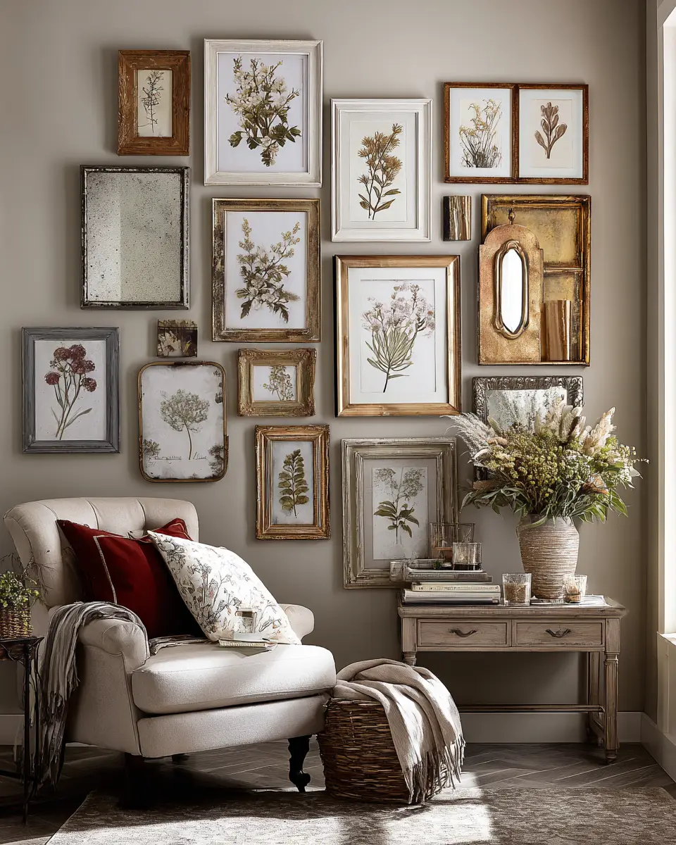 Neutral Shabby Chic Living Room Decor Ideas - Featured