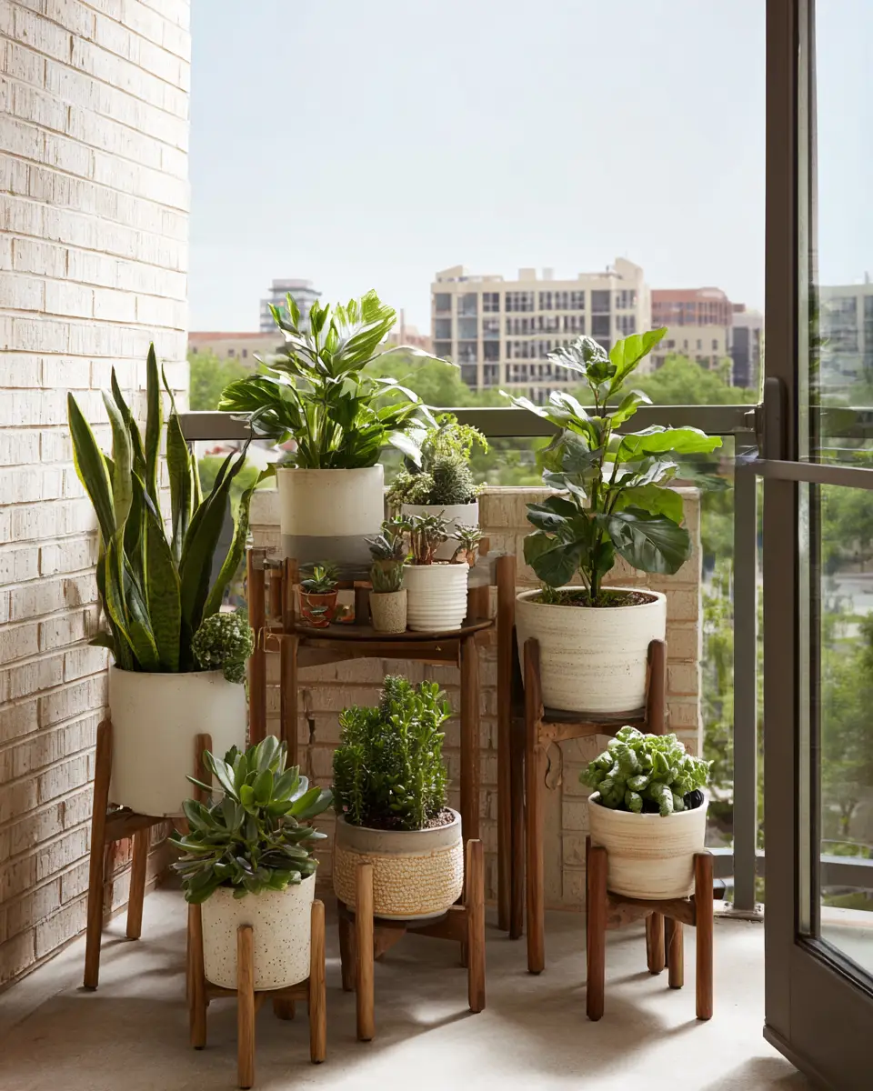 Neutral Southwestern Balcony Decor Ideas