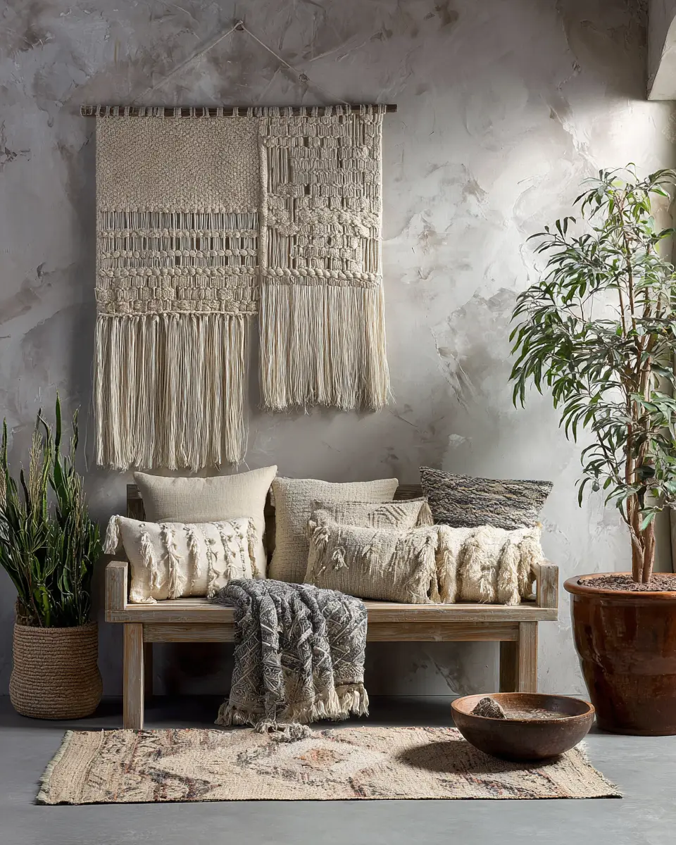 Neutral Southwestern Balcony Decor Ideas