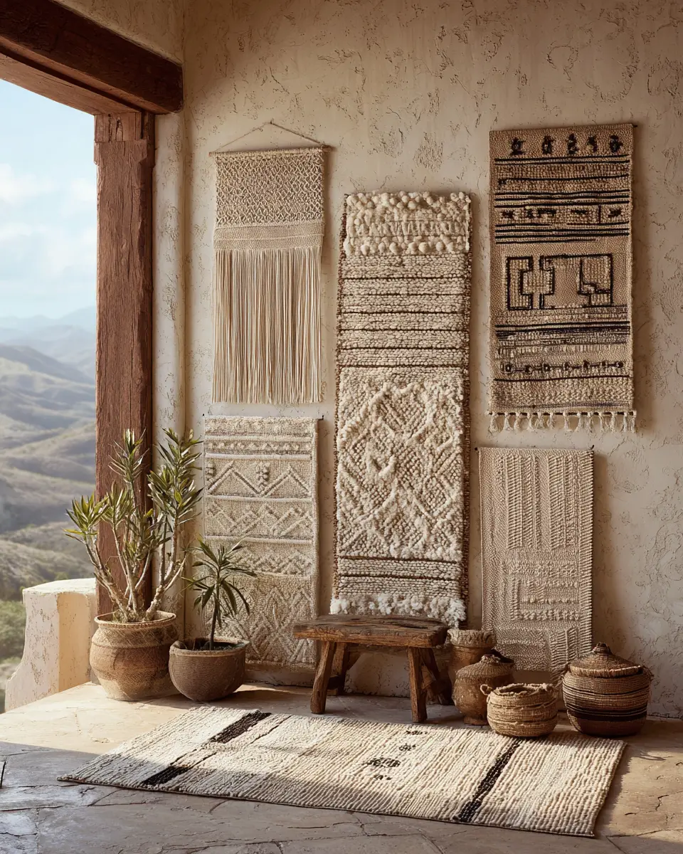 Neutral Southwestern Balcony Decor Ideas