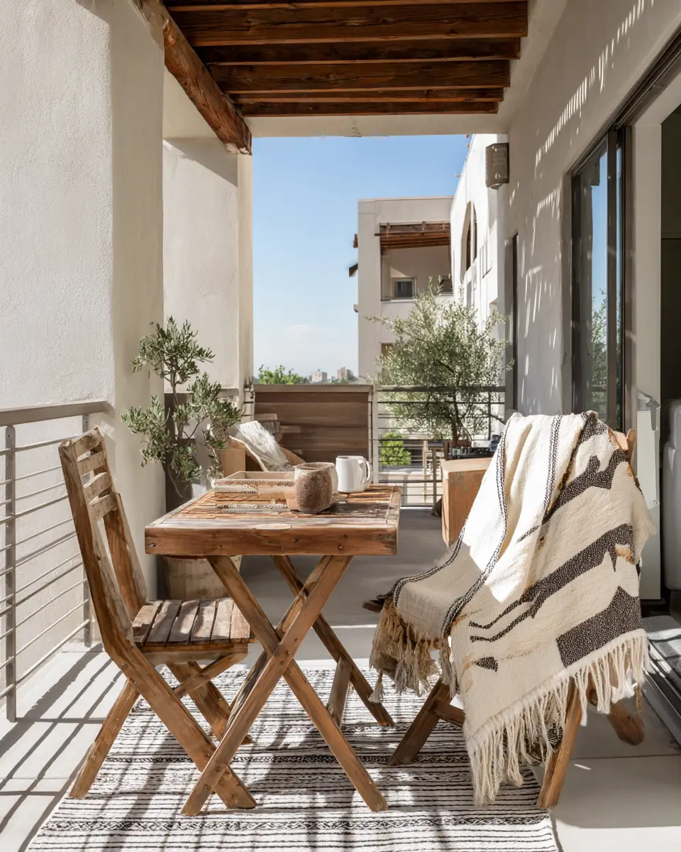 Neutral Southwestern Balcony Decor Ideas