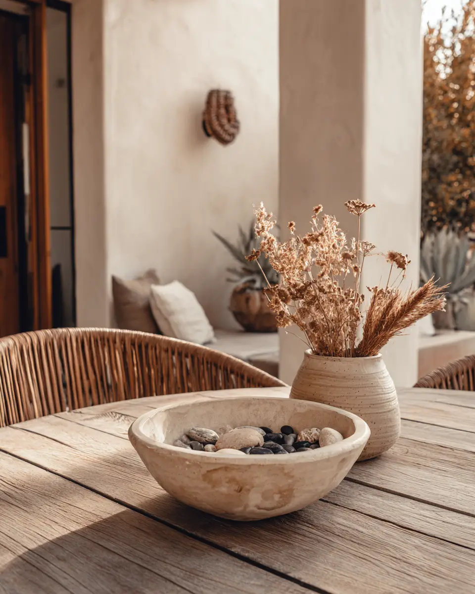 Neutral Southwestern Balcony Decor Ideas