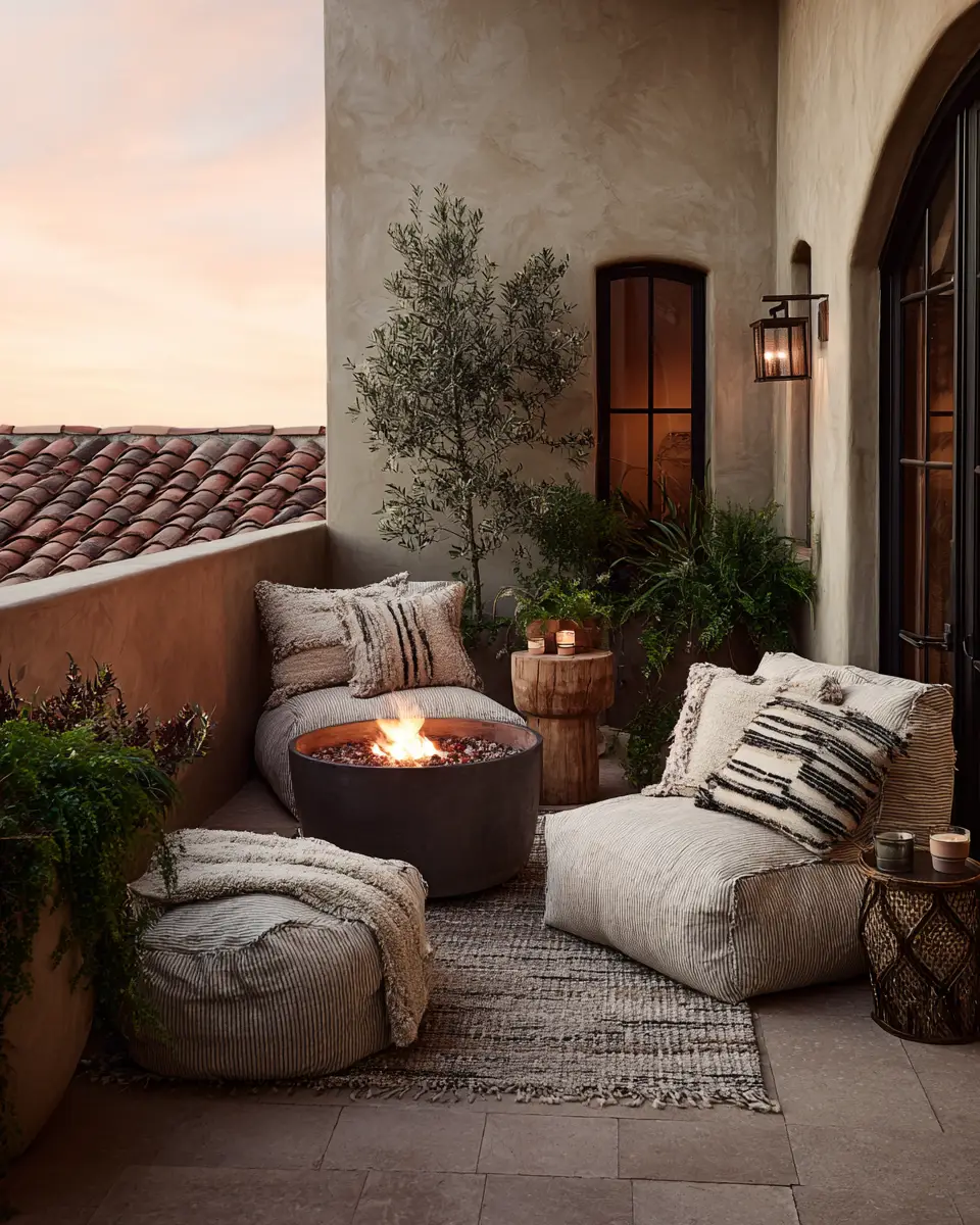 Neutral Southwestern Balcony Decor Ideas