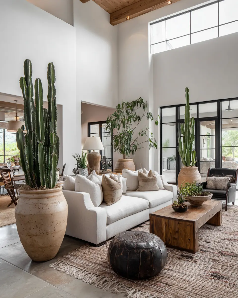 Neutral Southwestern Living Room Decor Ideas