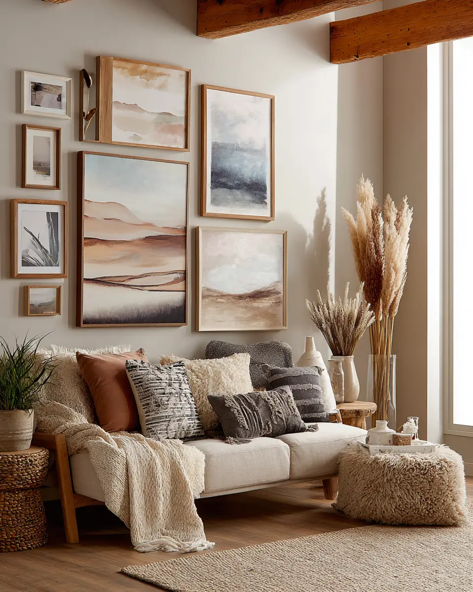 Neutral Southwestern Living Room Decor Ideas