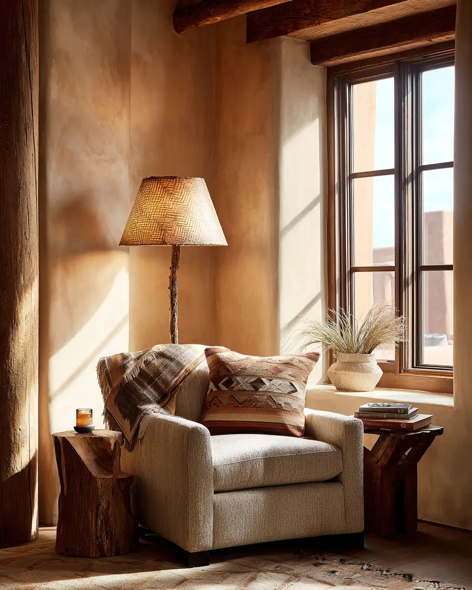 Neutral Southwestern Living Room Decor Ideas