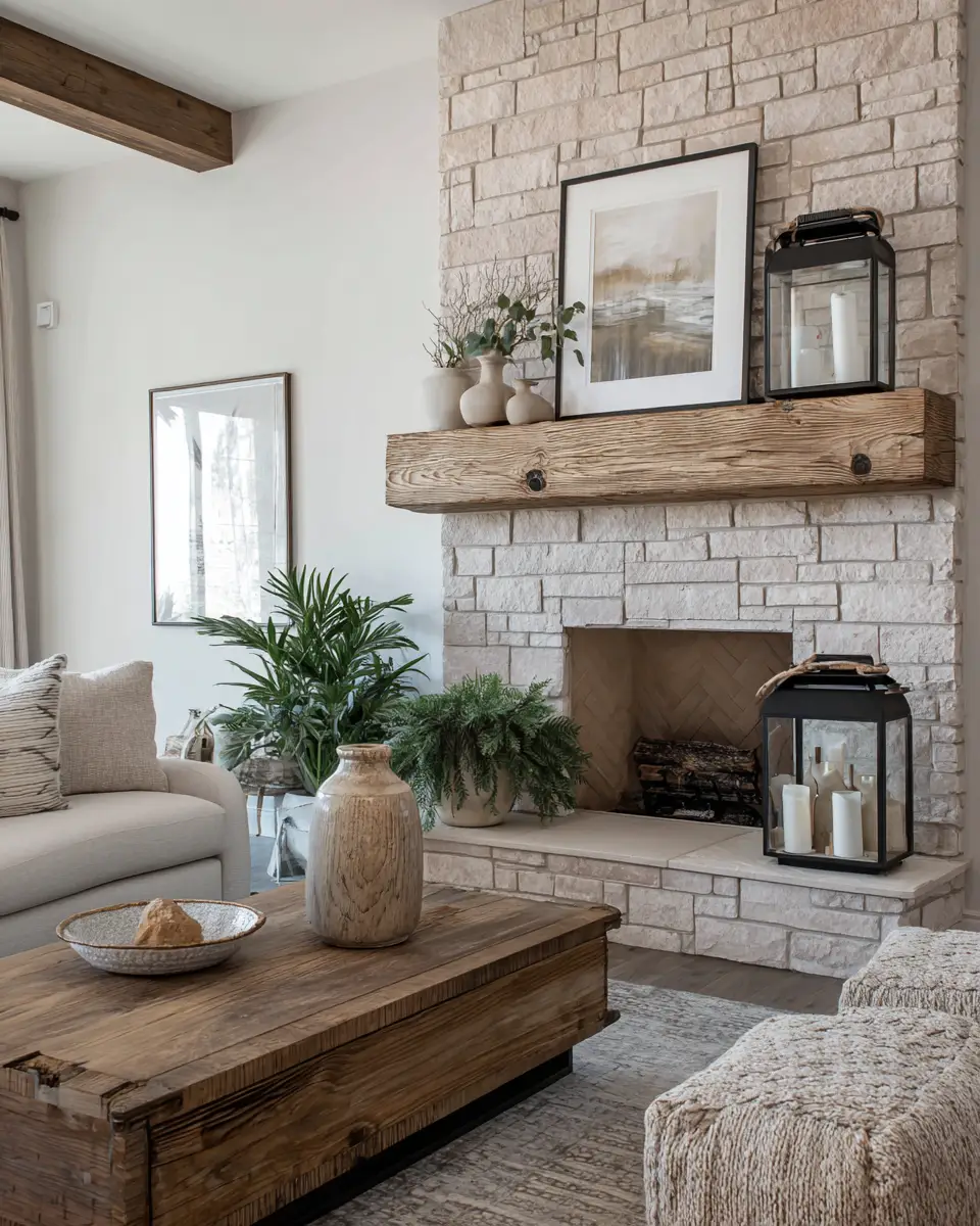 Neutral Southwestern Living Room Decor Ideas