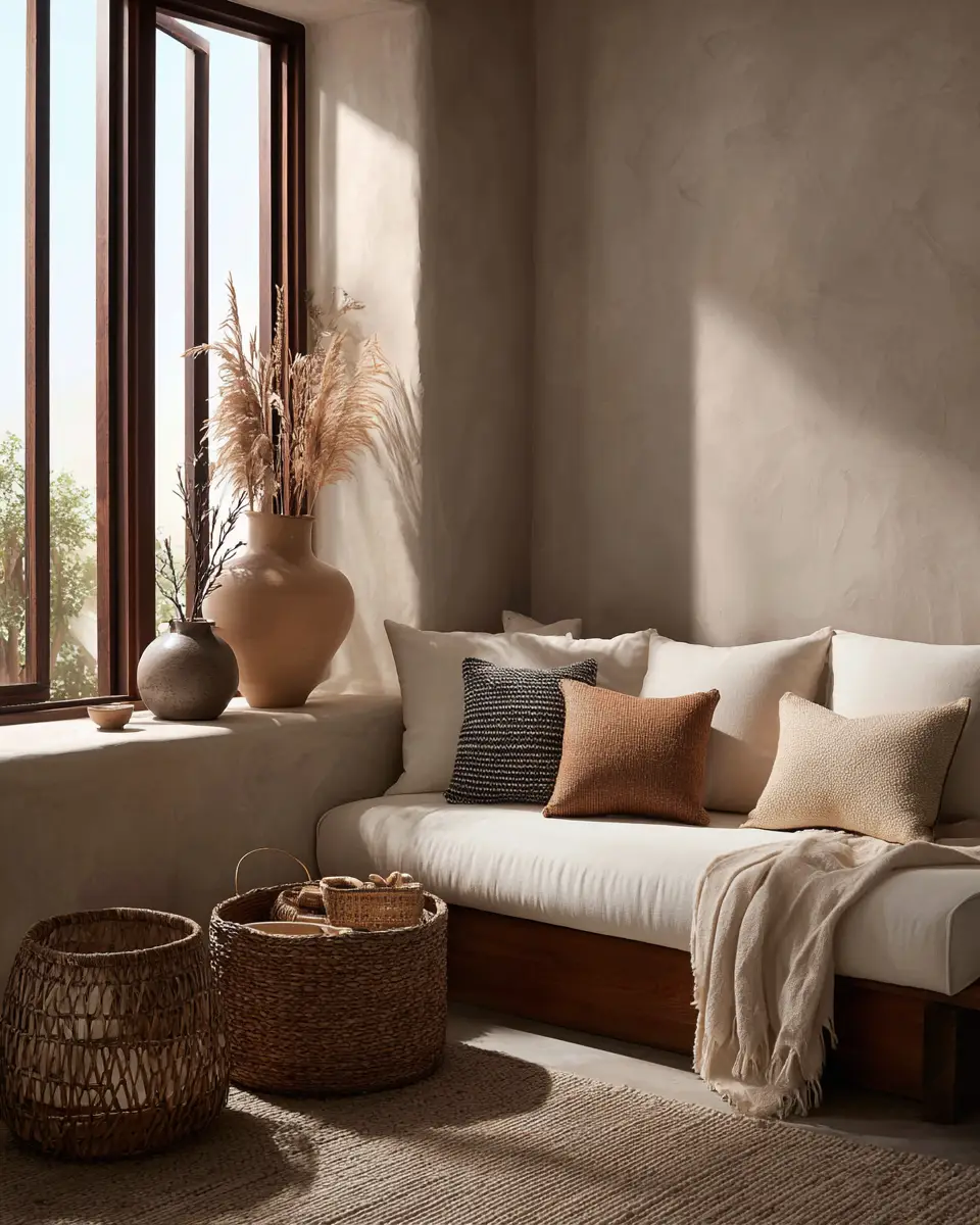 Neutral Southwestern Living Room Decor Ideas