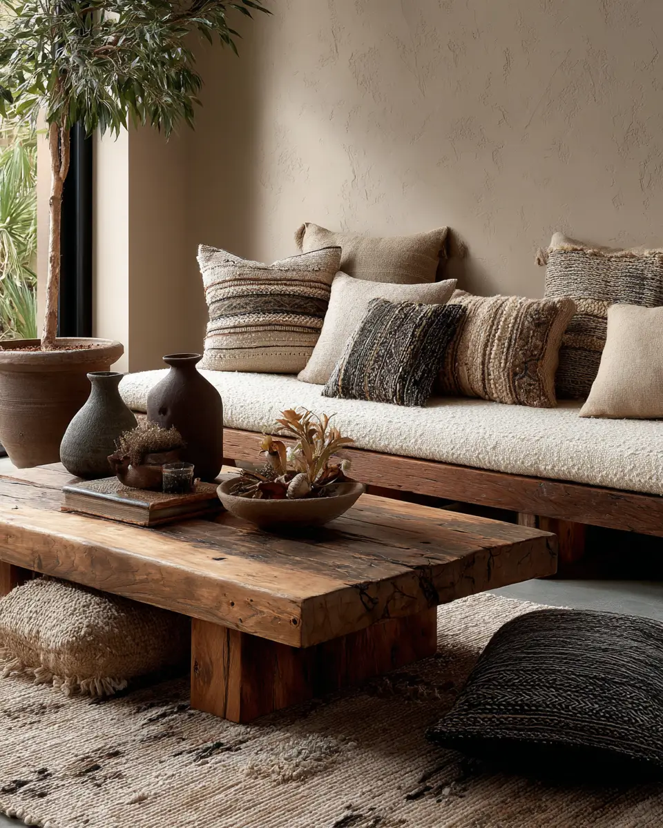 Neutral Southwestern Living Room Decor Ideas