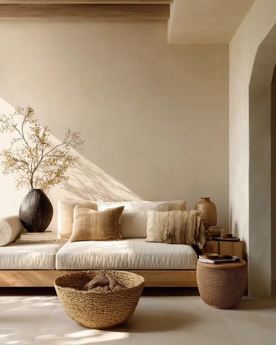 Neutral Southwestern Living Room Decor Ideas