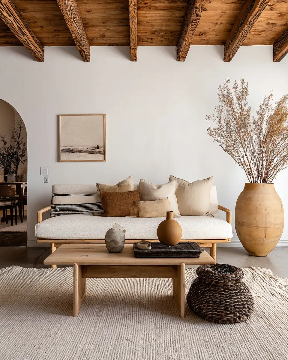 Neutral Southwestern Living Room Decor Ideas