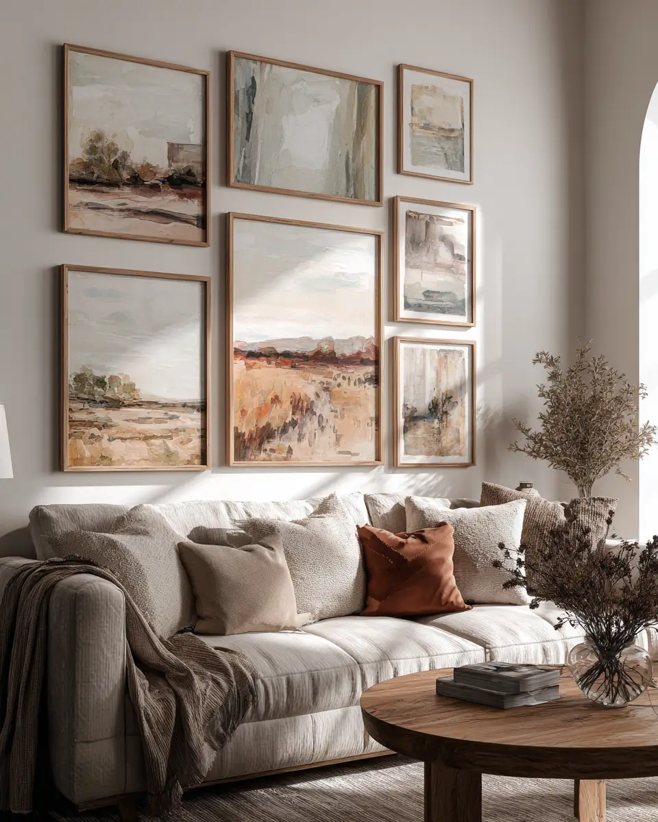 Neutral Southwestern Living Room Decor Ideas