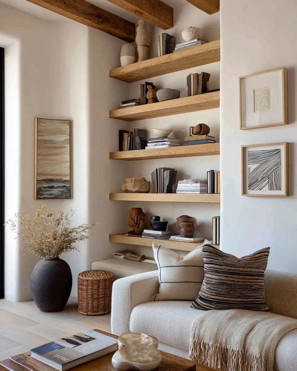 Neutral Southwestern Living Room Decor Ideas