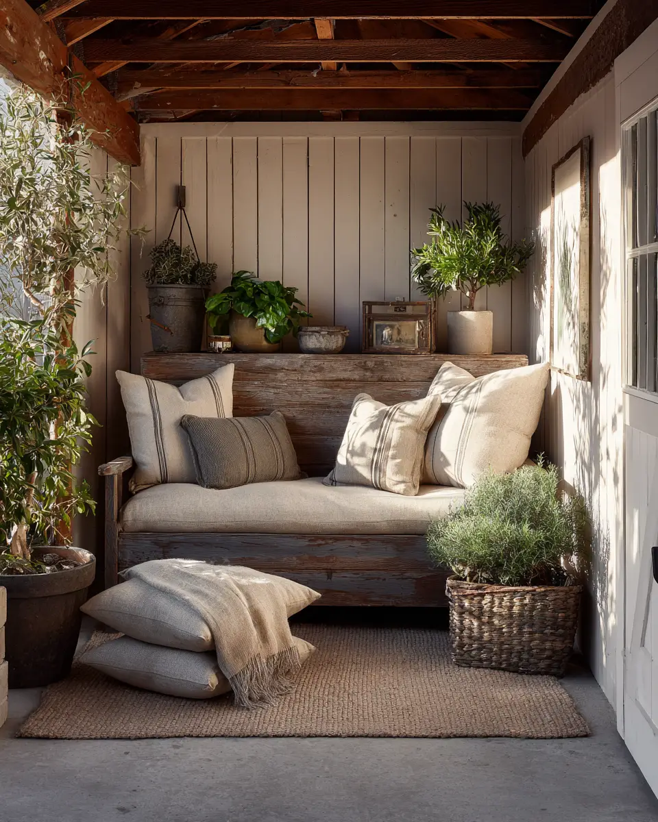 Neutral Traditional Garage Decor Ideas - Featured