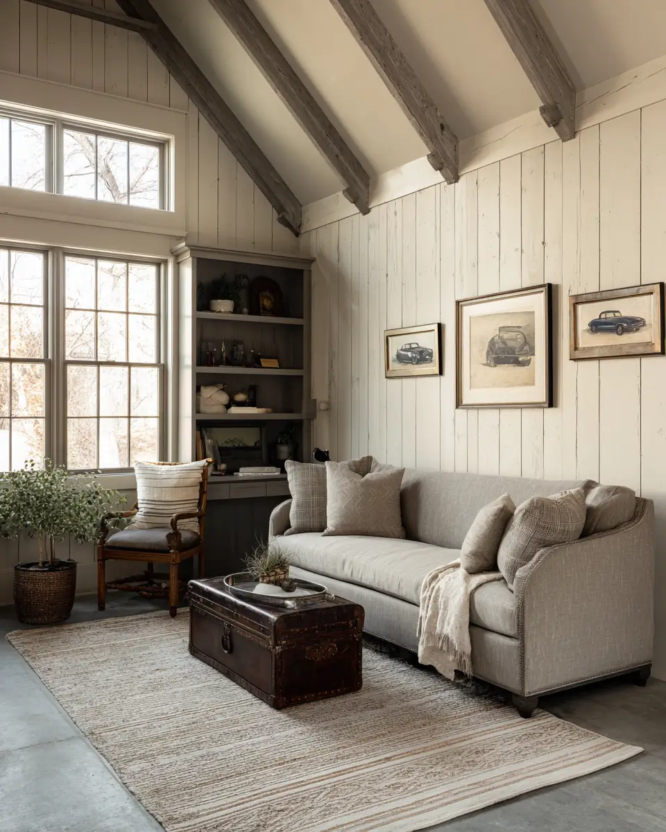Neutral Traditional Garage Decor Ideas