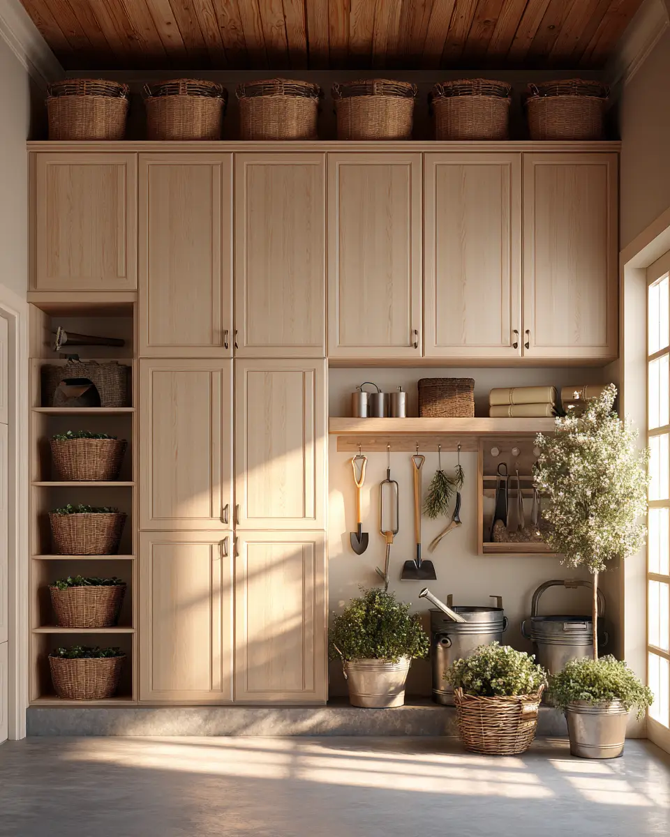 Neutral Traditional Garage Decor Ideas