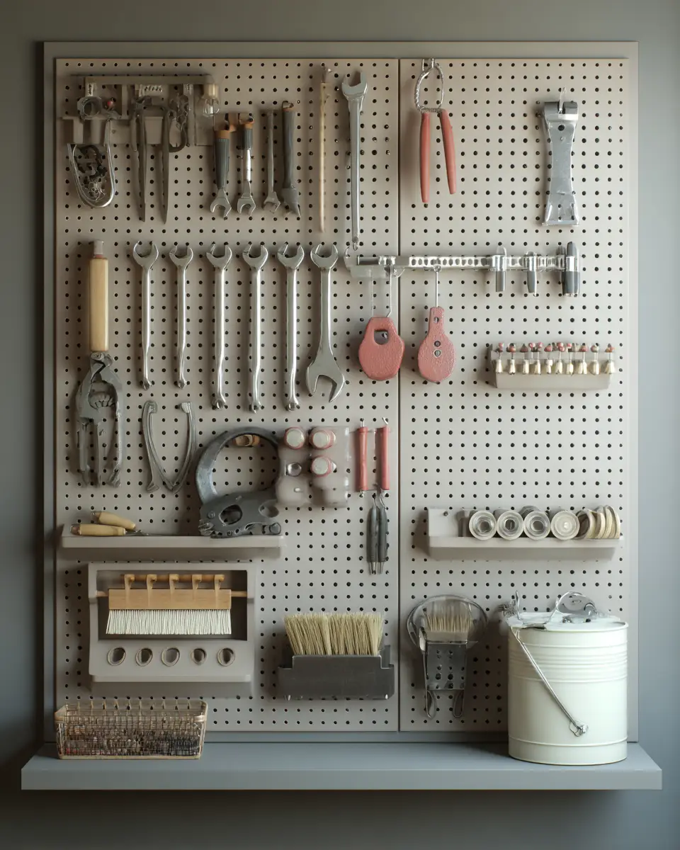 Neutral Traditional Garage Decor Ideas