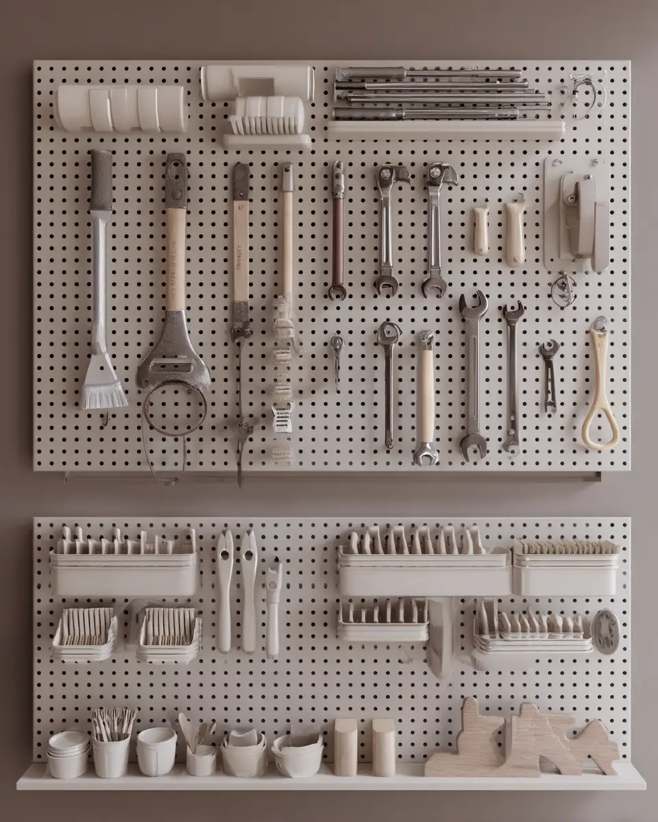 Neutral Traditional Garage Decor Ideas