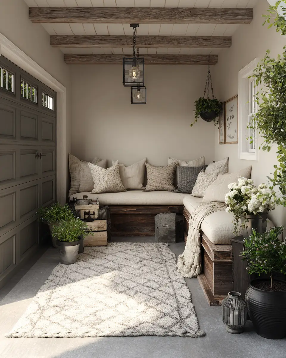 Neutral Traditional Garage Decor Ideas