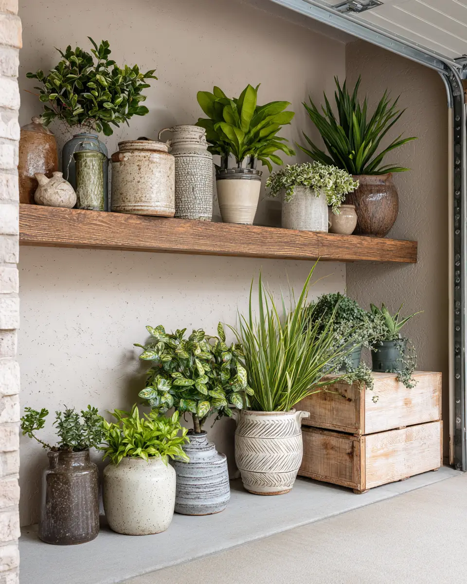 Neutral Traditional Garage Decor Ideas