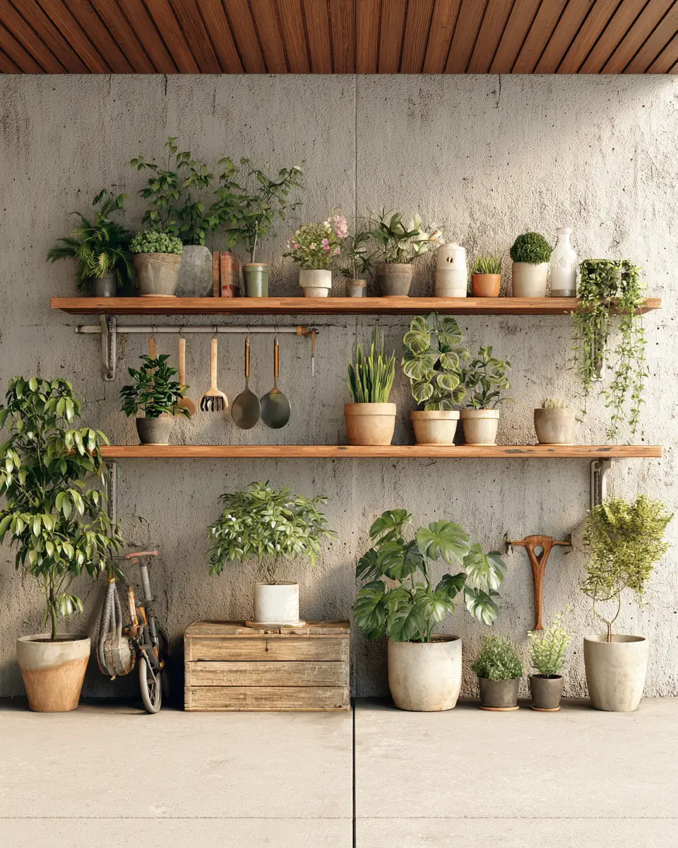 Neutral Traditional Garage Decor Ideas