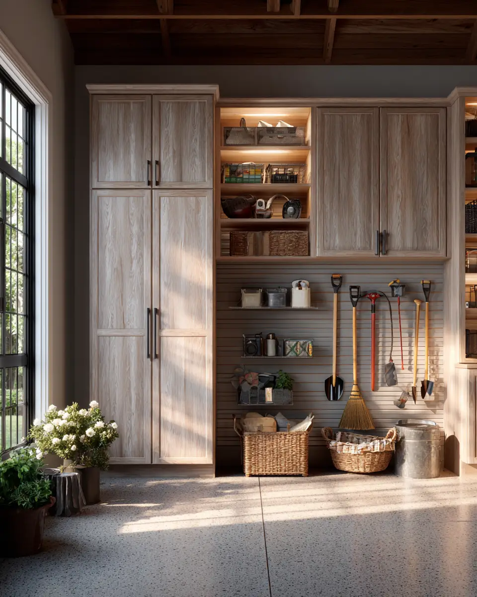 Neutral Traditional Garage Decor Ideas