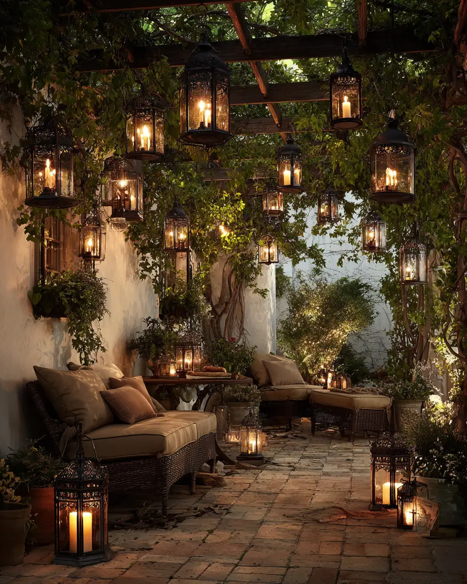 Neutral Traditional Patio Decor Ideas