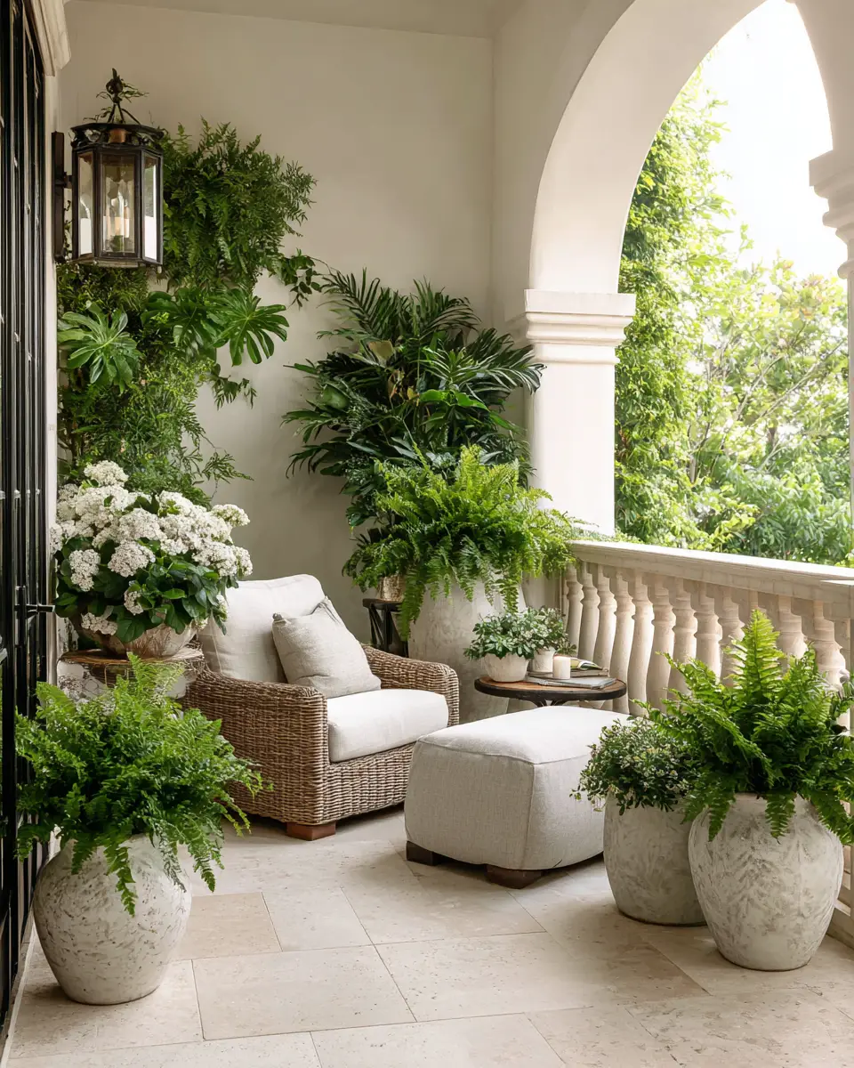 Neutral Traditional Patio Decor Ideas