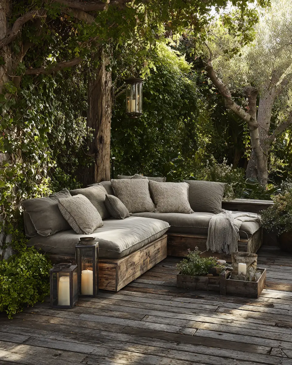 Neutral Traditional Patio Decor Ideas