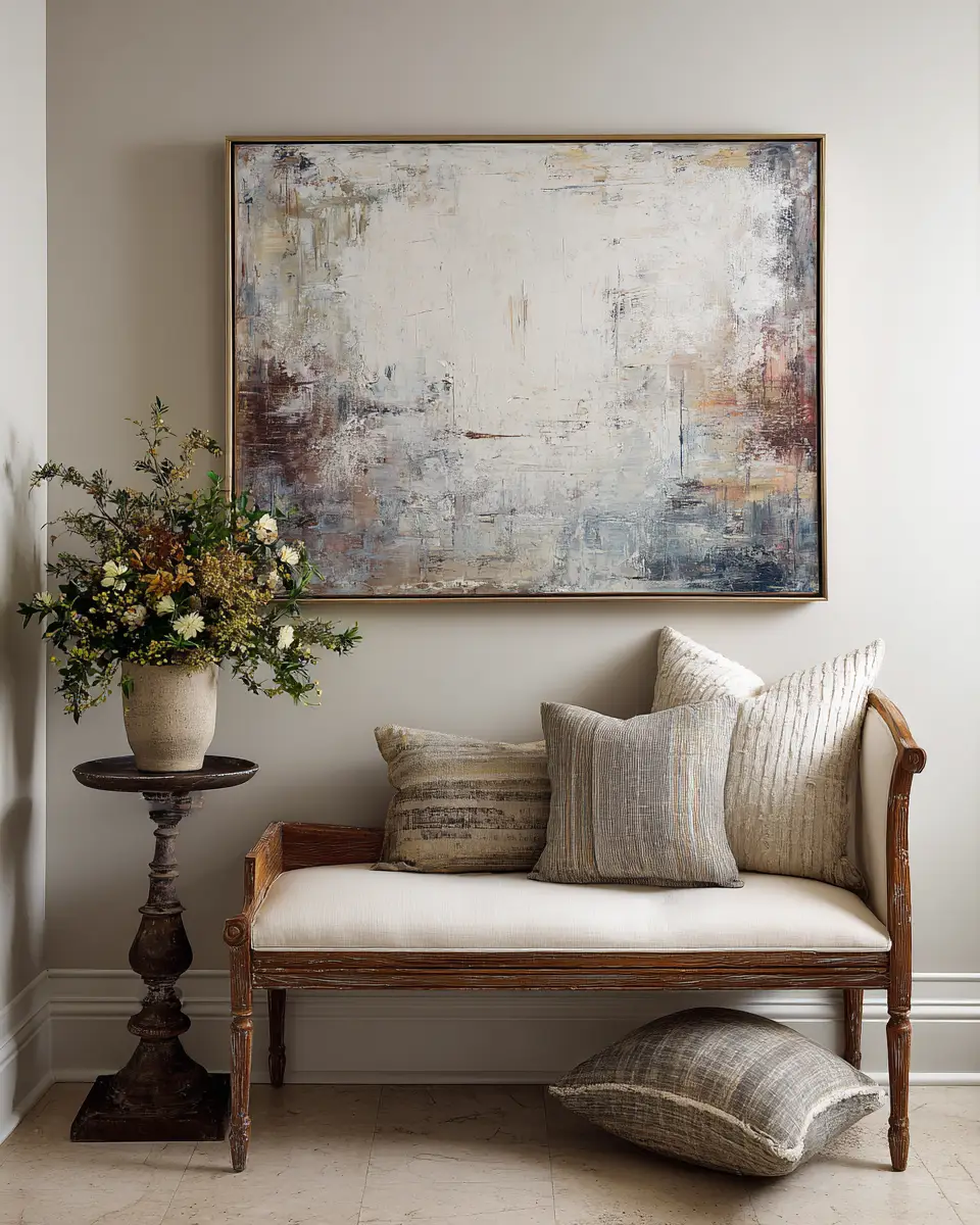 Neutral Transitional Entryway Decor Ideas