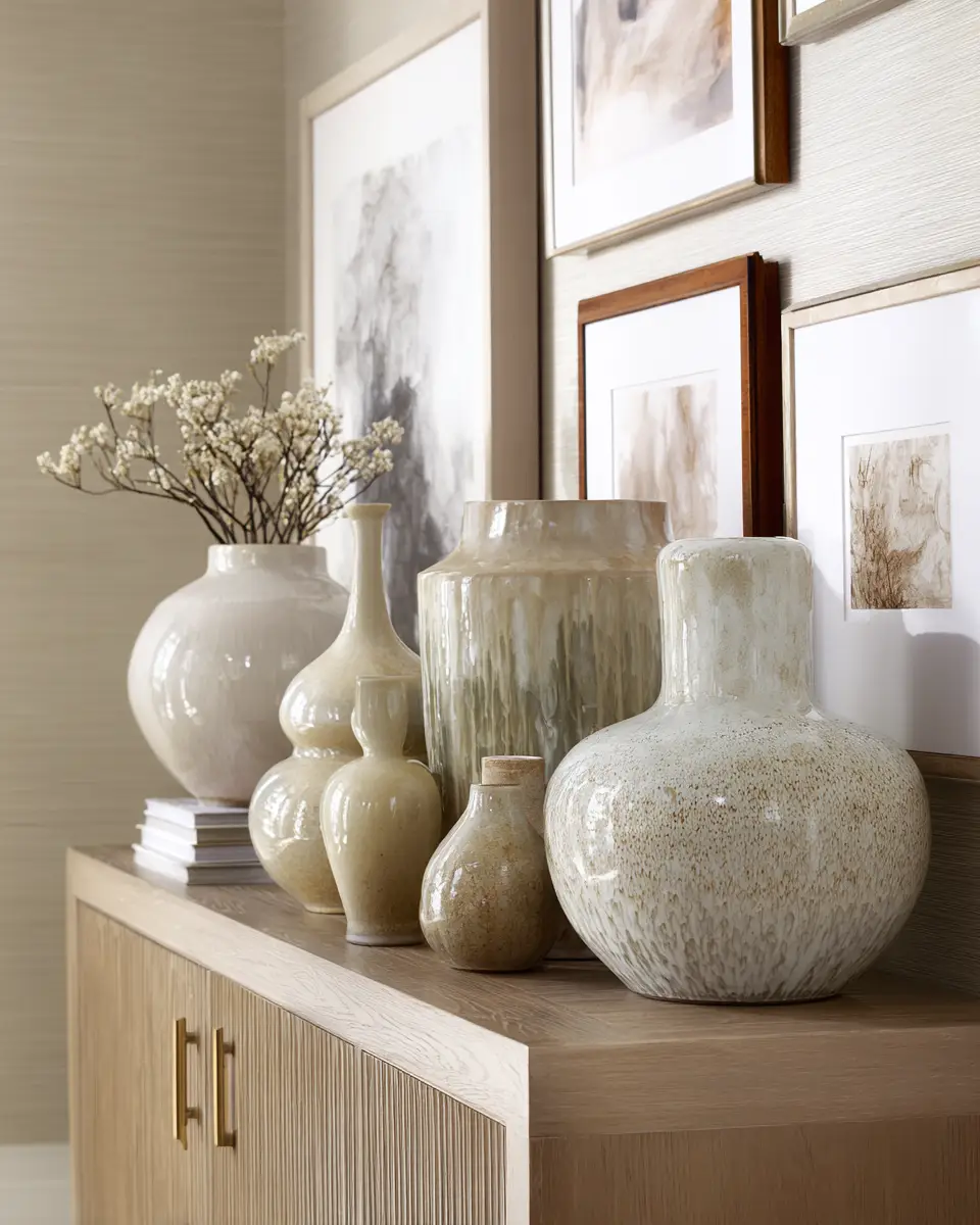 Neutral Transitional Entryway Decor Ideas